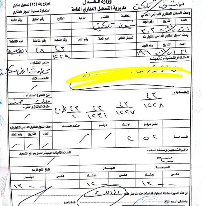 أرض للبيع في اراضي الكهرباء